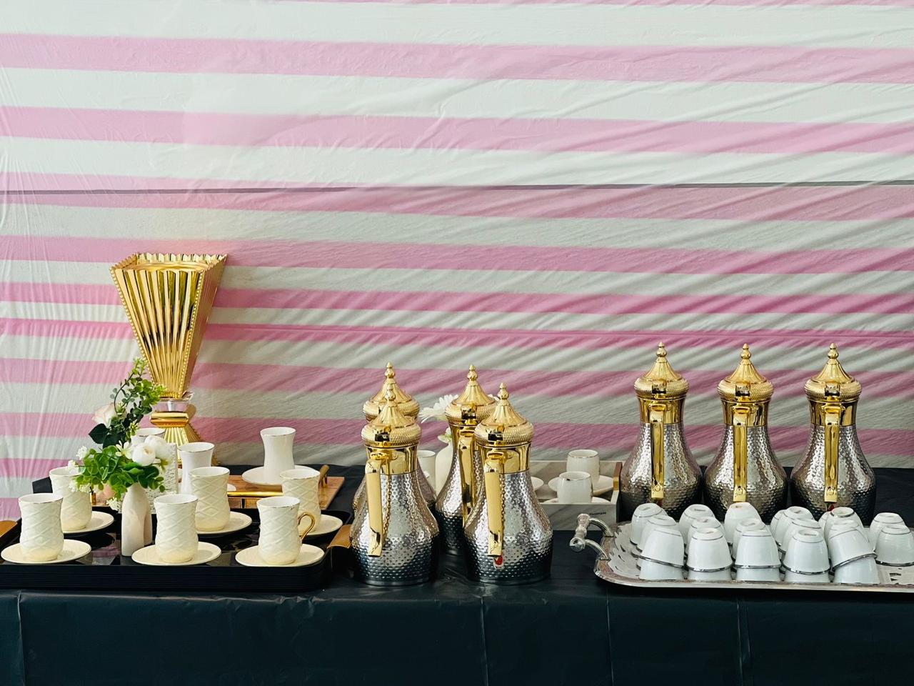 Luxury gahwa and tea display